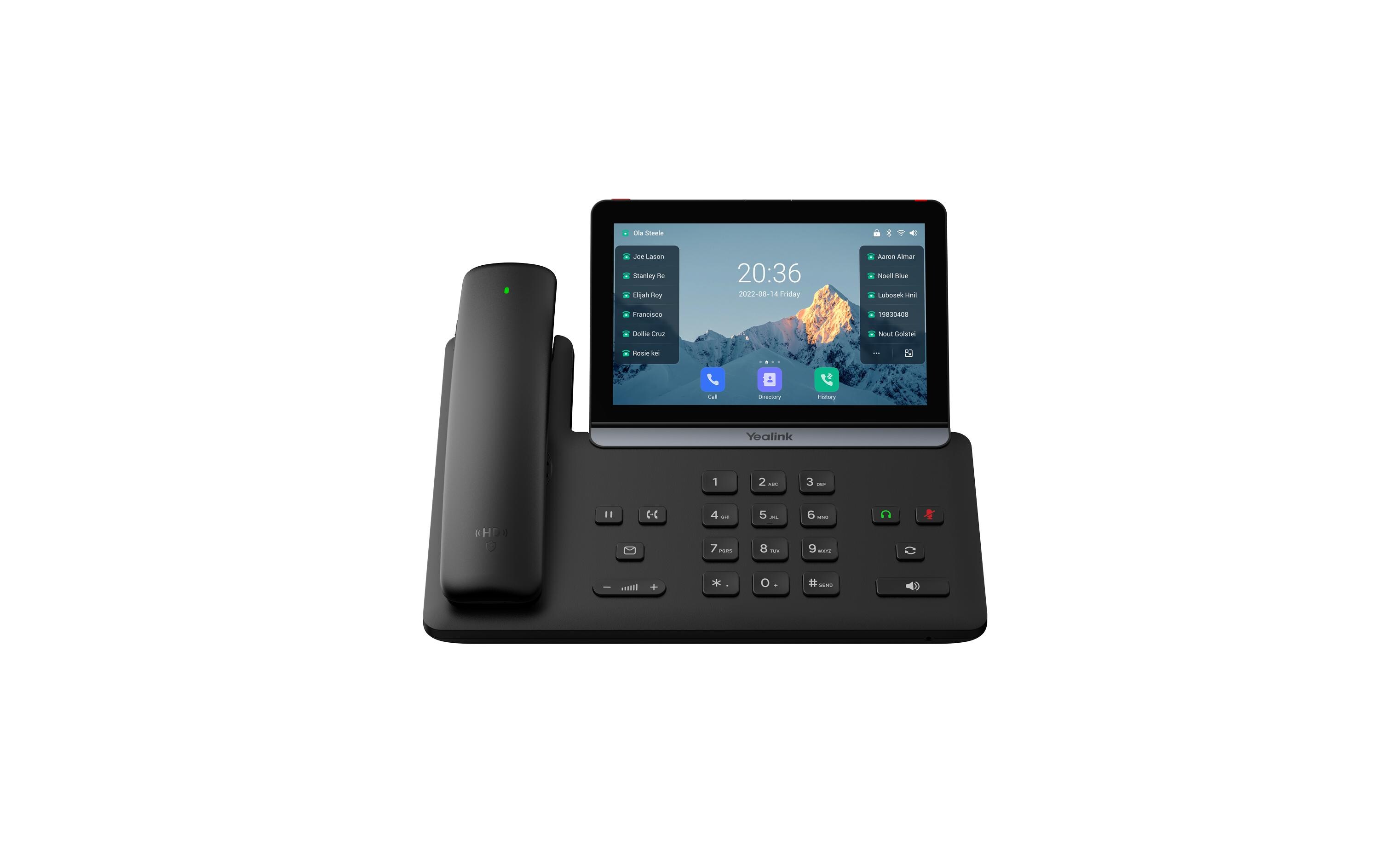 Yealink Tischtelefon SIP-T88W Pro Schwarz