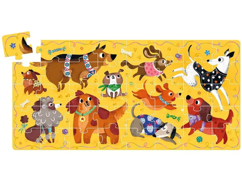 Banana Panda Puzzle Ich liebe Hunde