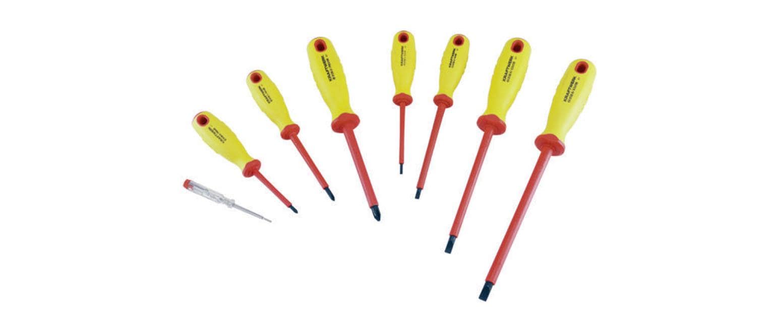 Kraftwerk Schraubenzieher-Set für Elektriker 8-teilig Kraftwerk Schraubenzieher-Set für Elektriker 8-teilig