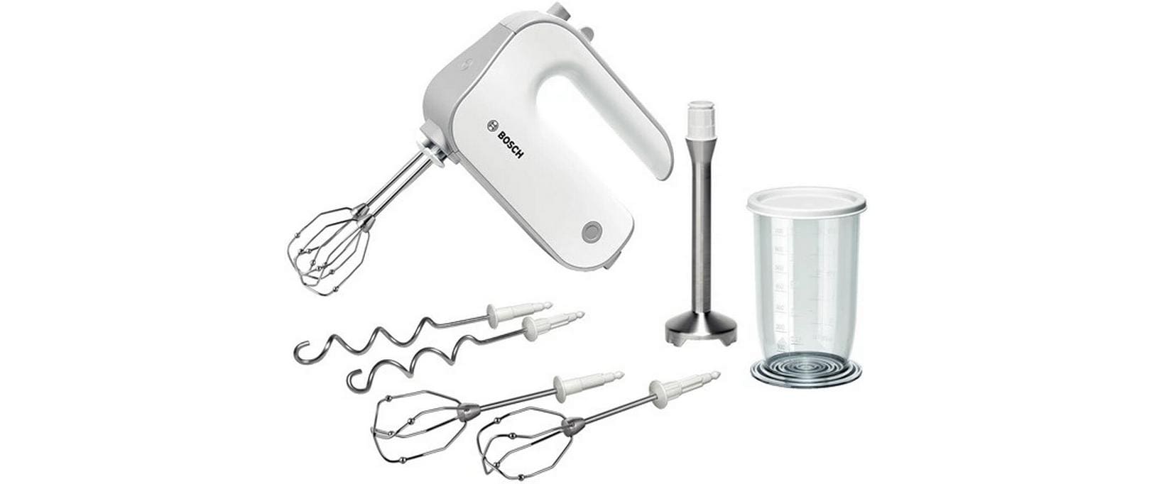 Bosch Handmixer Styline MFQ4075DE Silber/Weiss