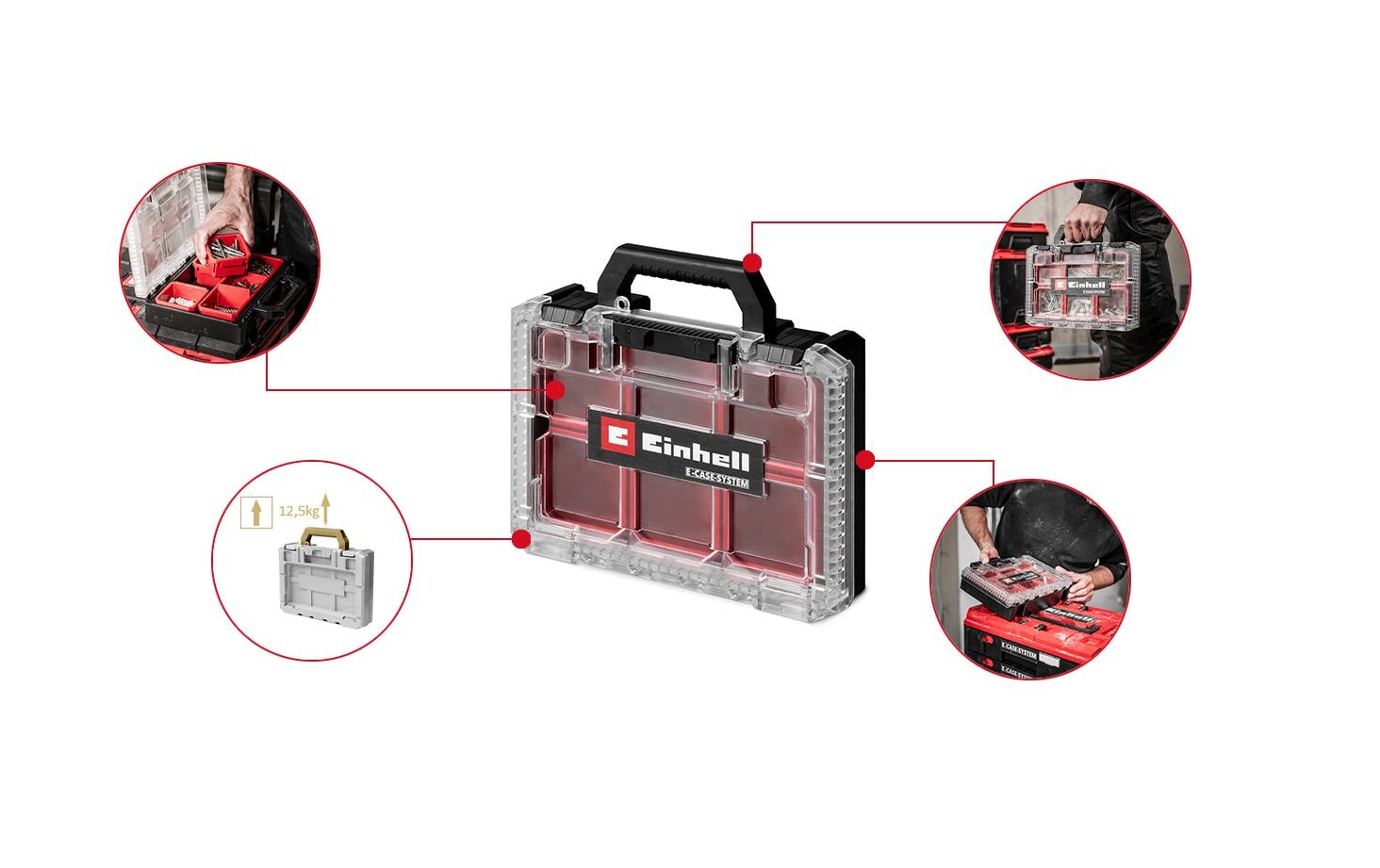 Einhell E-Case Half Size Sortierbox