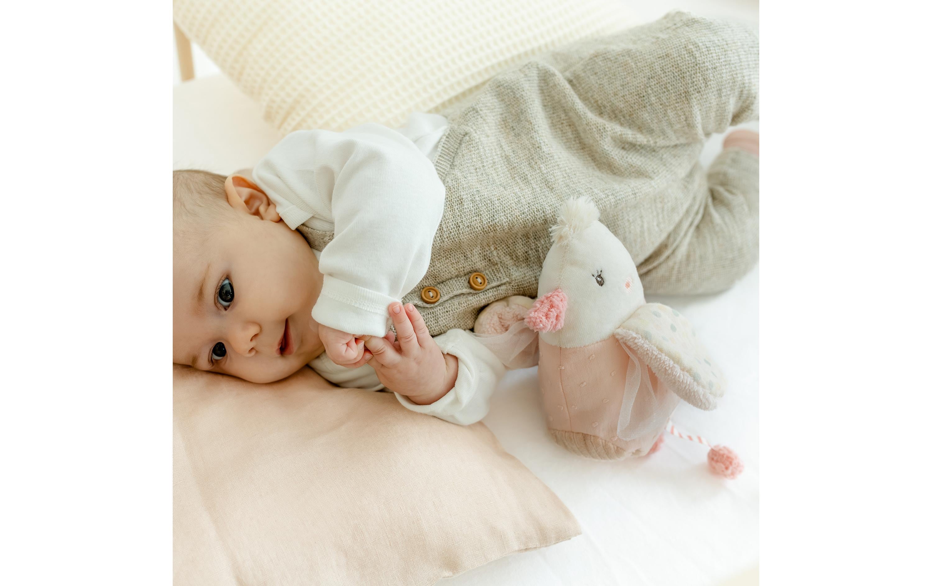 fehn Wärme-Stofftier Vogel