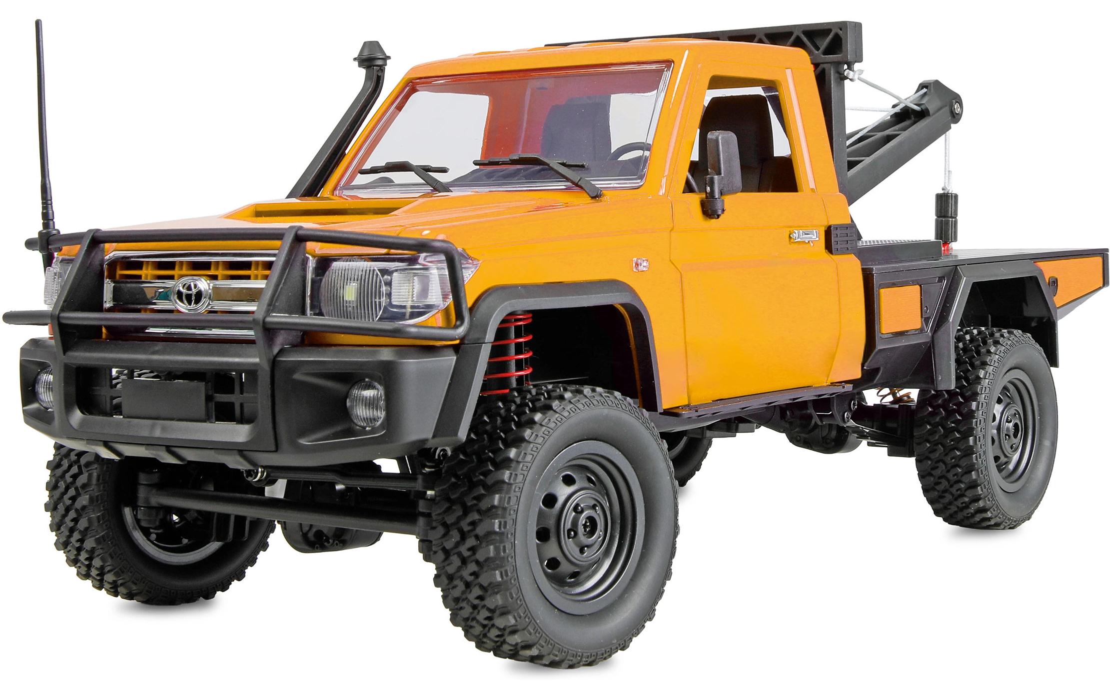 Amewi Toyota Land Cruiser Abschleppwagen 1:12 RTR Gelb