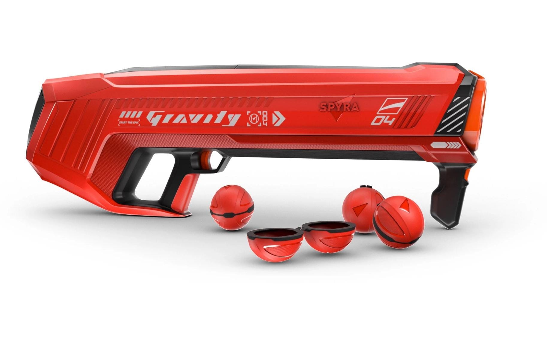 Spyra Wasserpistole Gravity Rot