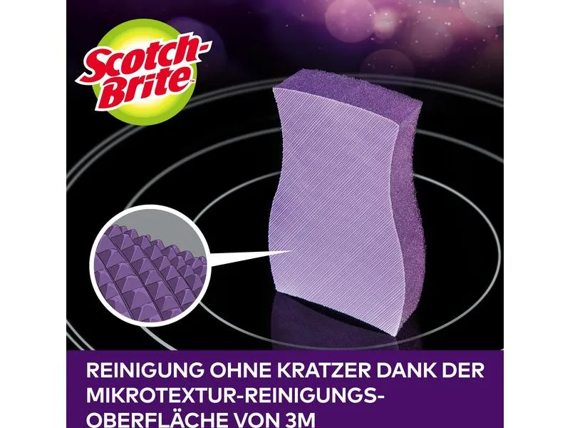 Scotch-Brite Schwamm 3M Scotch-Brite Glaskeramik 3 Stück Scotch-Brite Schwamm 3M Scotch-Brite Glaskeramik 3 Stück