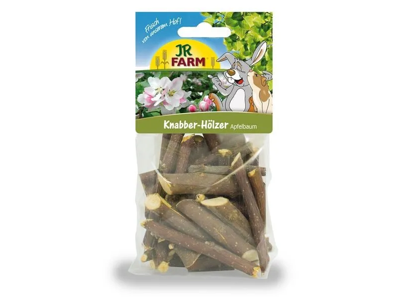 JR Farm Snack Natur Knabber Hölzer Apfelbaum, 100 g JR Farm Snack Natur Knabber Hölzer Apfelbaum, 100 g
