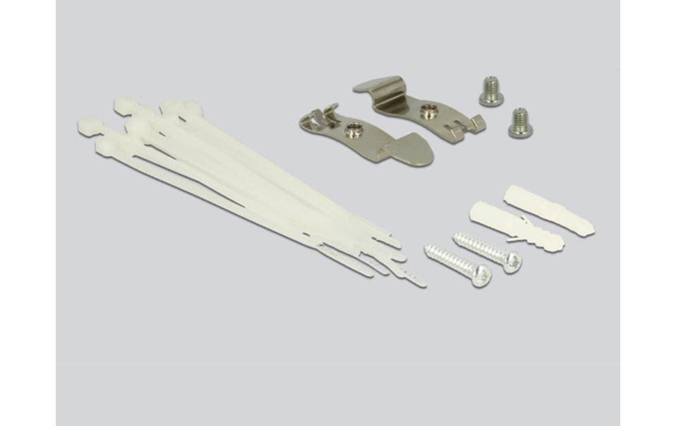 Delock Netzwerkpanel 8 Port Keystone Desktop grau Delock Netzwerkpanel 8 Port Keystone Desktop grau