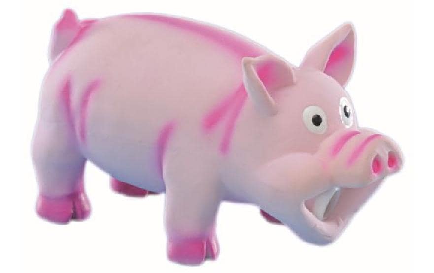 Nobby Hunde-Spielzeug Latex Schwein, 15 cm