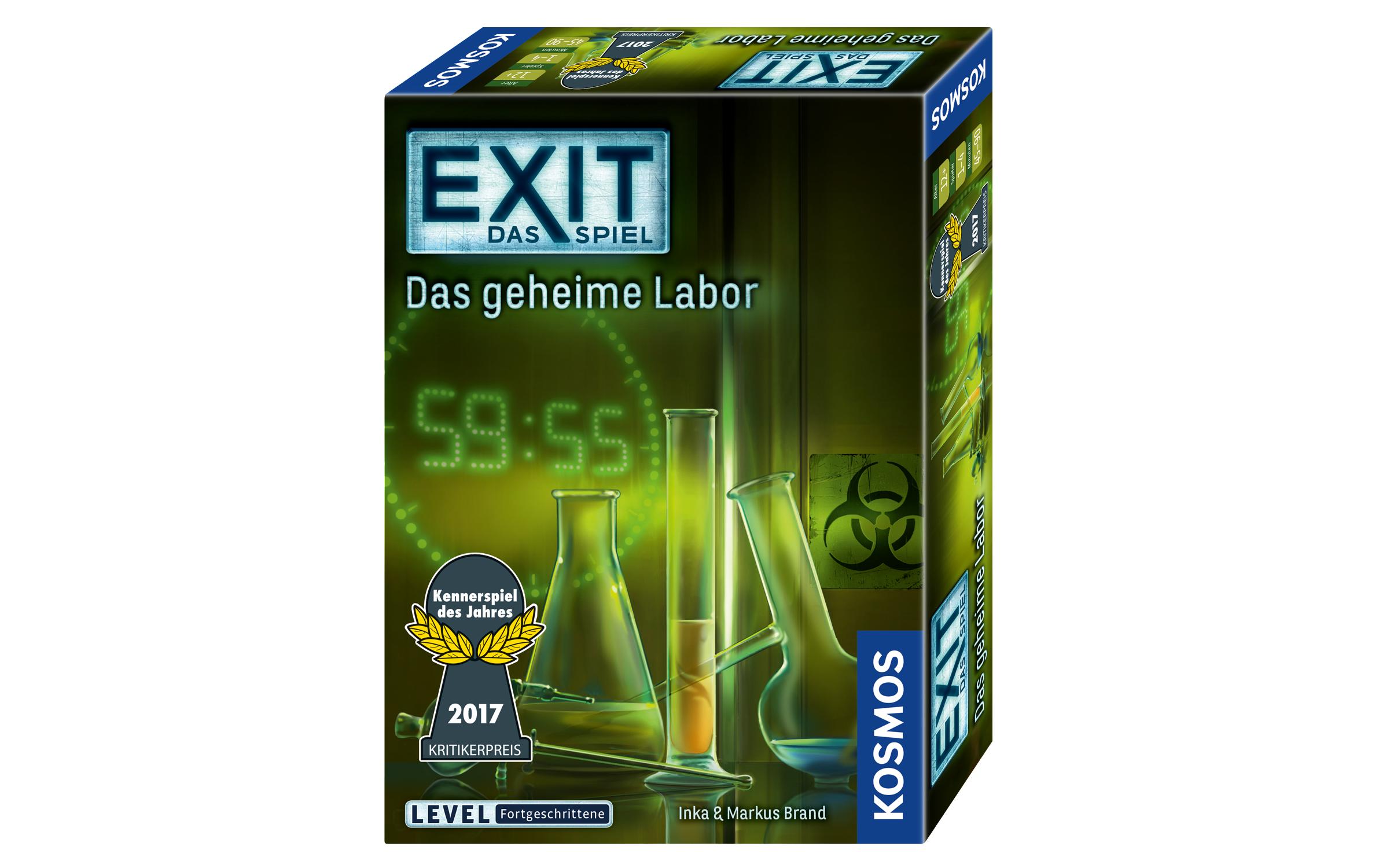 Kosmos Kennerspiel EXIT: Das geheime Labor Kosmos Kennerspiel EXIT: Das geheime Labor