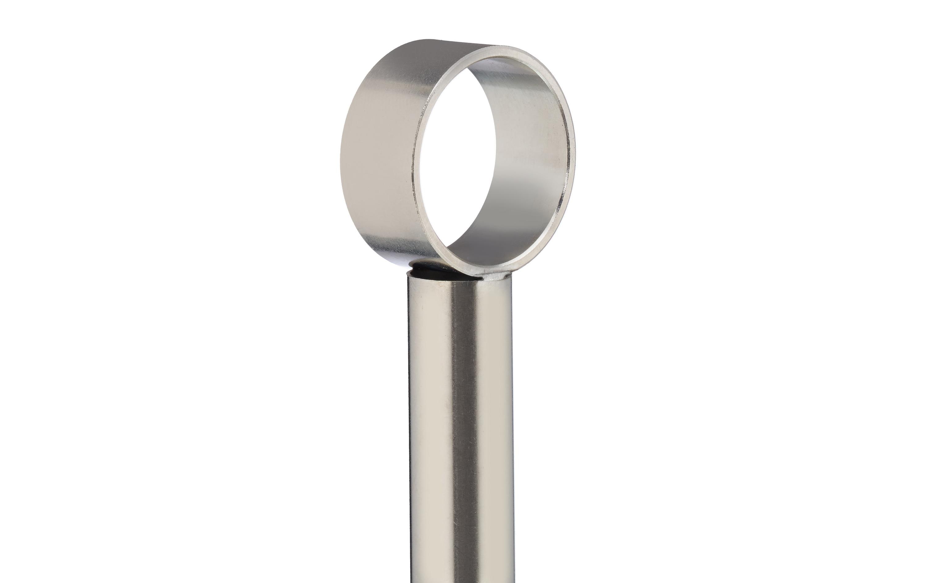 relaxdays Etagere rund, 3-stufig, Silber/Transparent