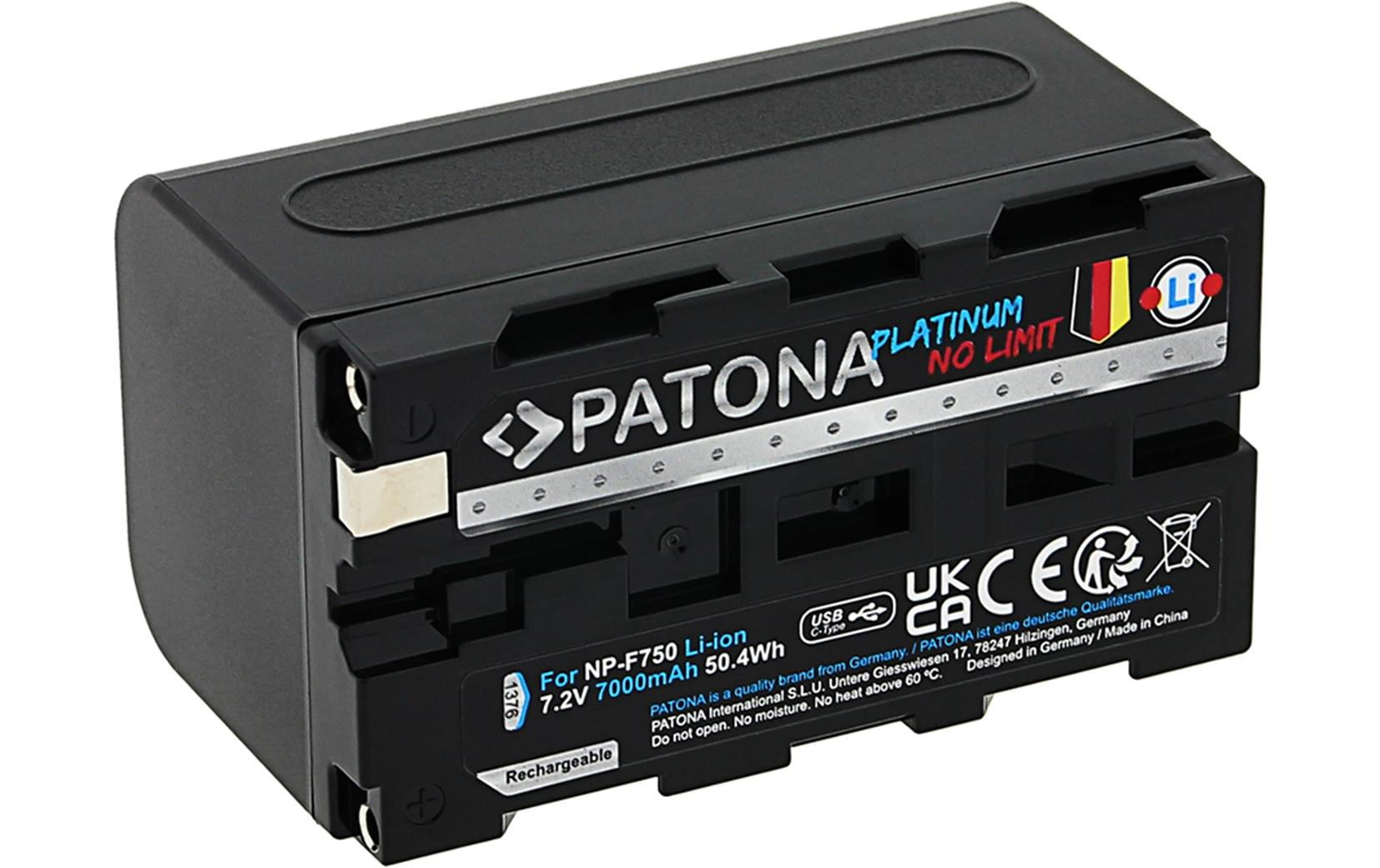 Patona Platinum Akku für Sony NP-F750