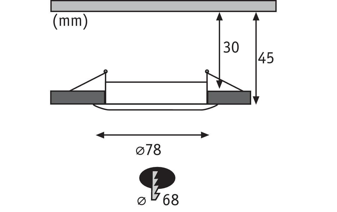 Paulmann Einbauspot Nova Plus Coin Starr Set, 3 x 6 W, 2700 K, Silber Paulmann Einbauspot Nova Plus Coin Starr Set, 3 x 6 W, 2700 K, Silber