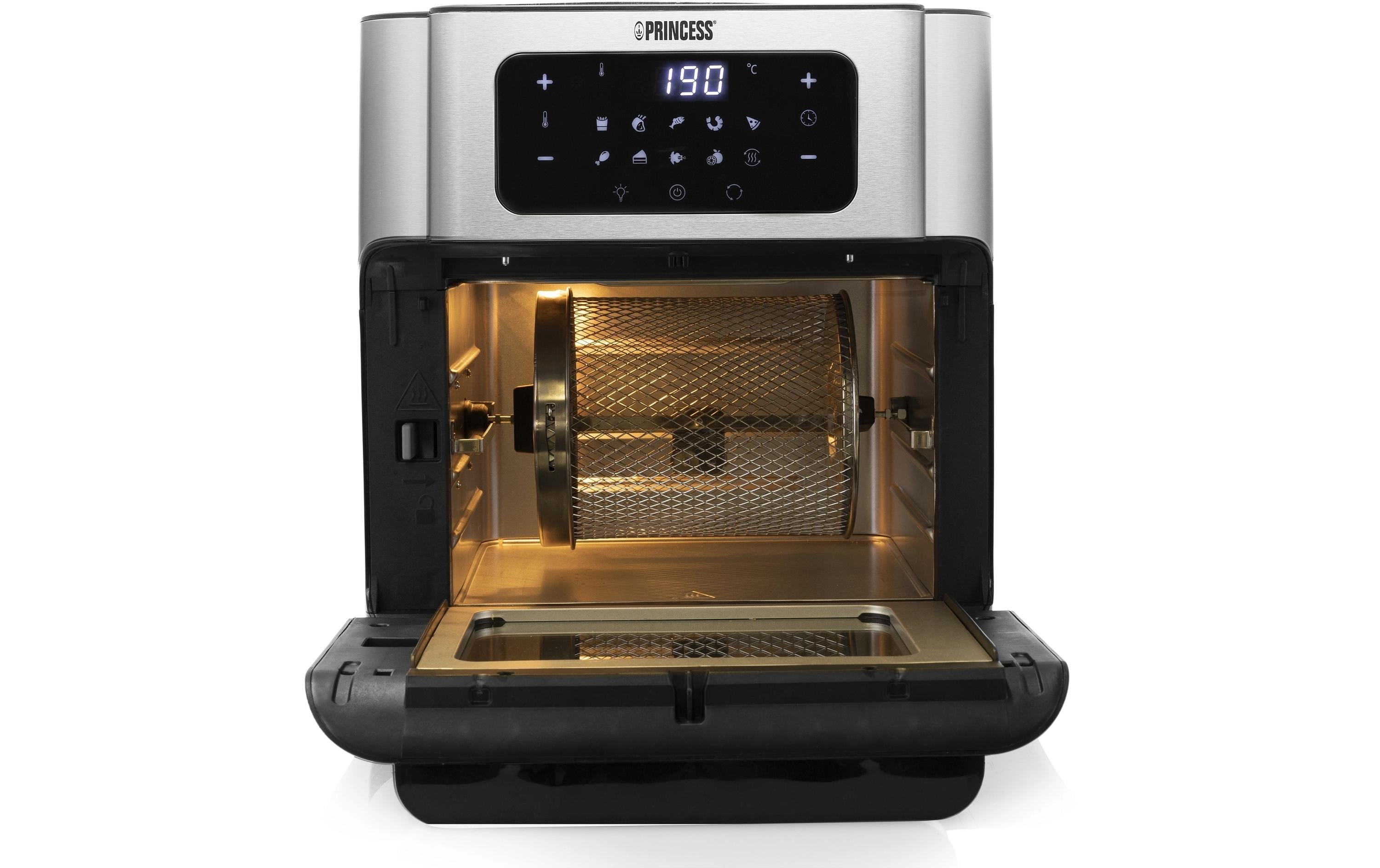 Princess Heissluftofen mit Frittierfunktion 10 l, Schwarz Princess Heissluftofen mit Frittierfunktion 10 l, Schwarz