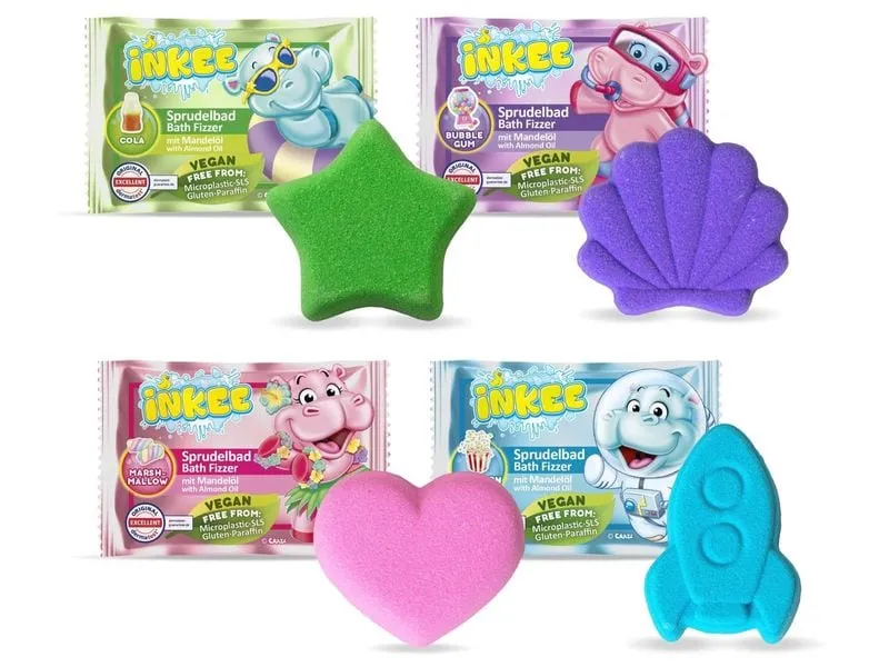 Craze Inkee Bath Fizzer Sprudelbad mit Mandelöl assortiert Craze Inkee Bath Fizzer Sprudelbad mit Mandelöl assortiert