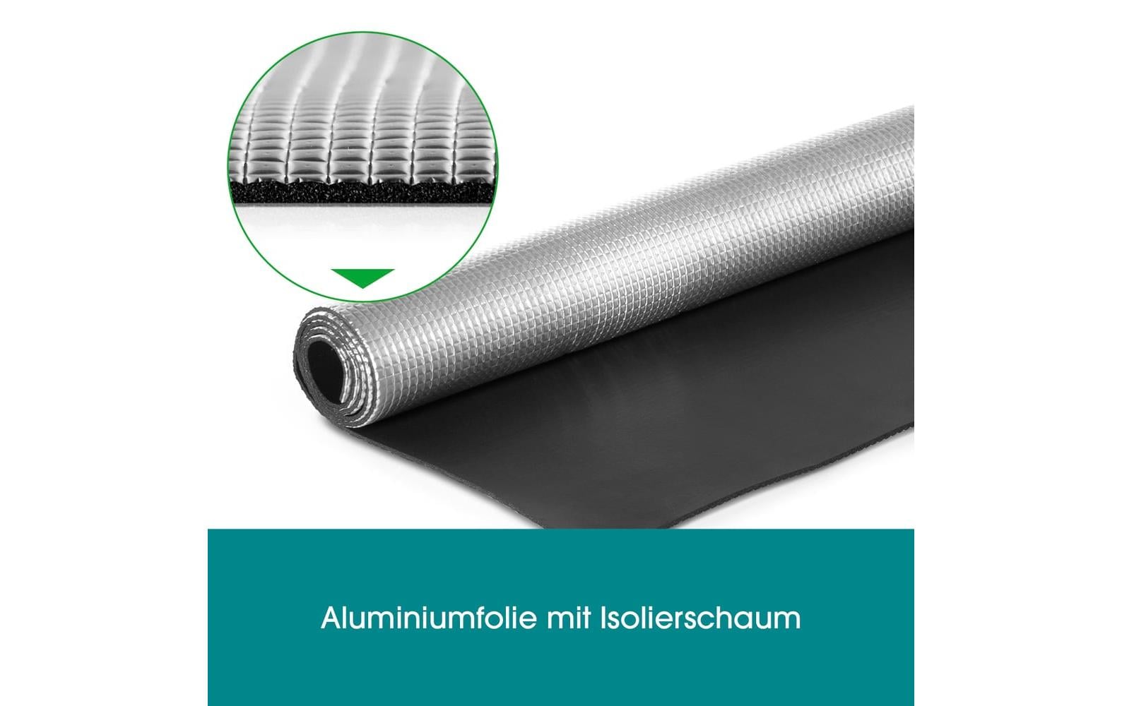 EASYmaxx Wärme-Reflexionsfolie zuschneidbar – Silber