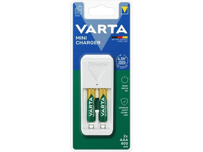 Varta Ladegerät Mini Charger 2x AAA Varta Ladegerät Mini Charger 2x AAA