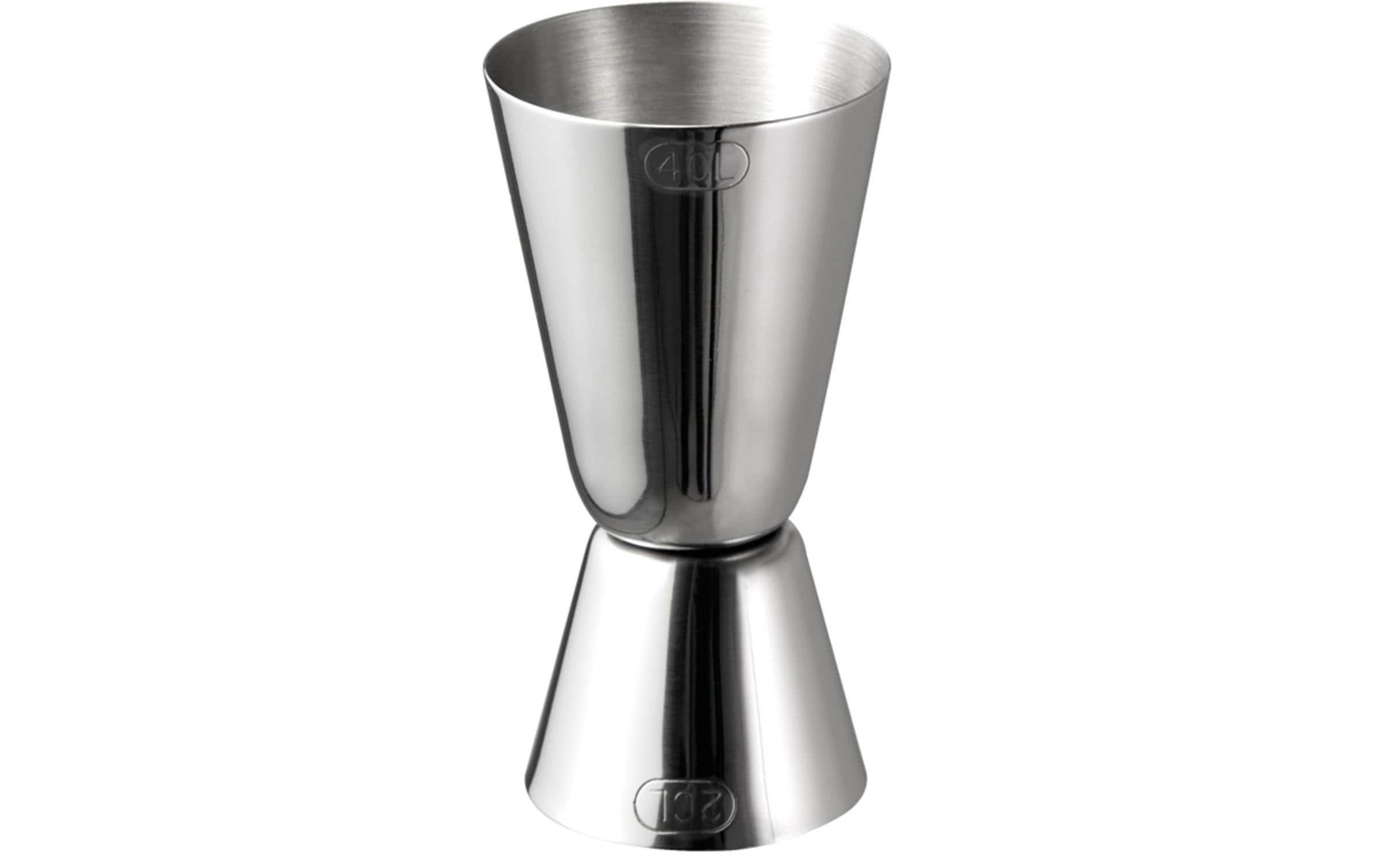 APS Cocktail-Doppelmass 25/50 ml, Silber