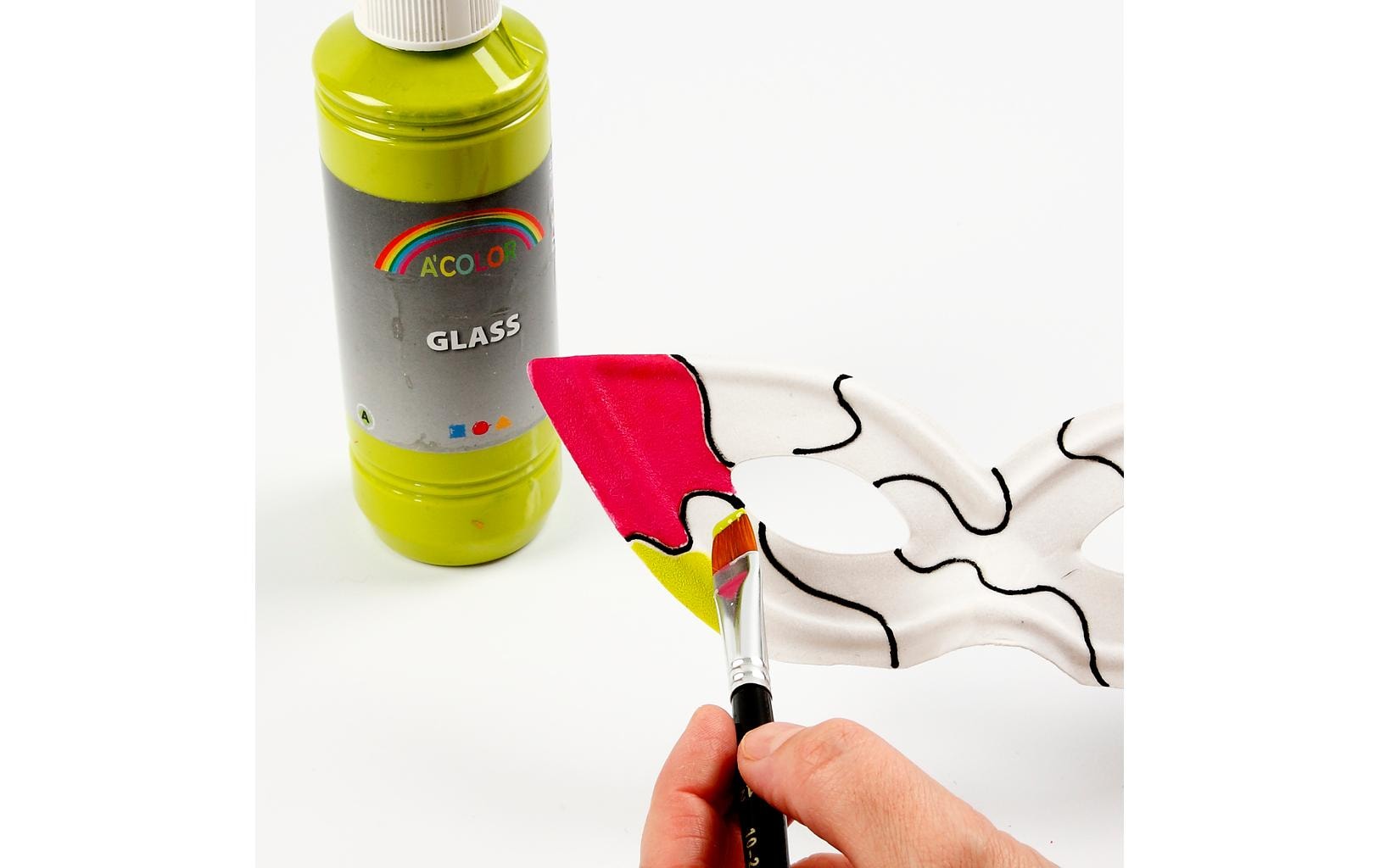 Creativ Company Maske 12 Stück, Weiss