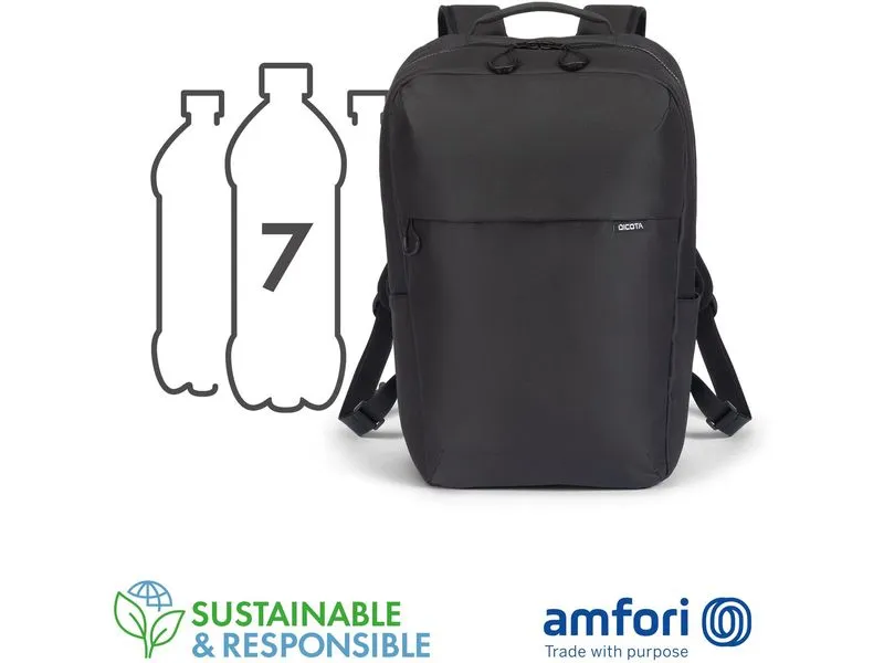 DICOTA Notebook-Rucksack Commuter 13-16 Schwarz