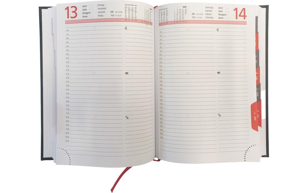 Biella Geschäftsagenda Registra plus 14.5 x 20.5 cm