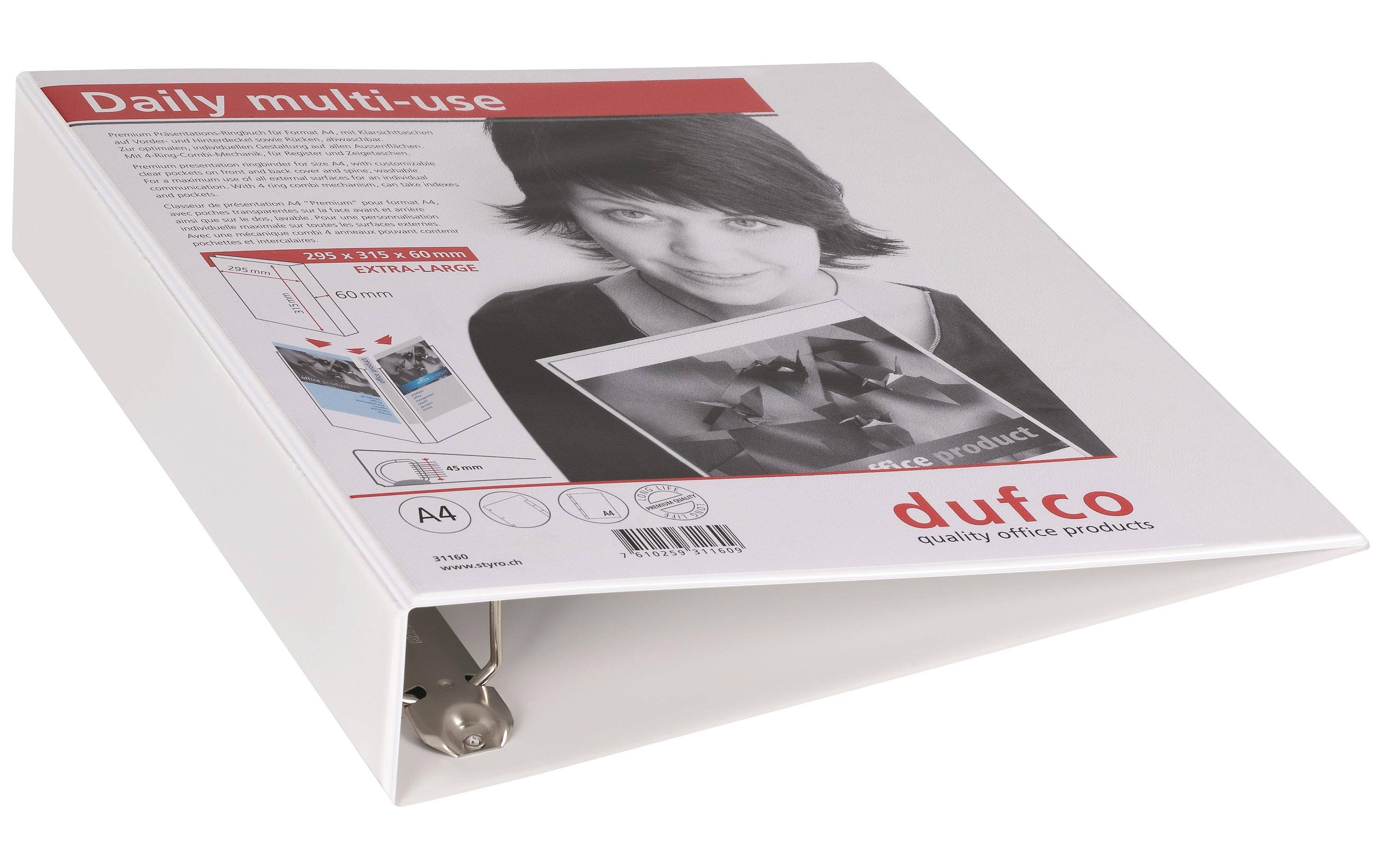 dufco Ringbuch 5.4 cm, Weiss