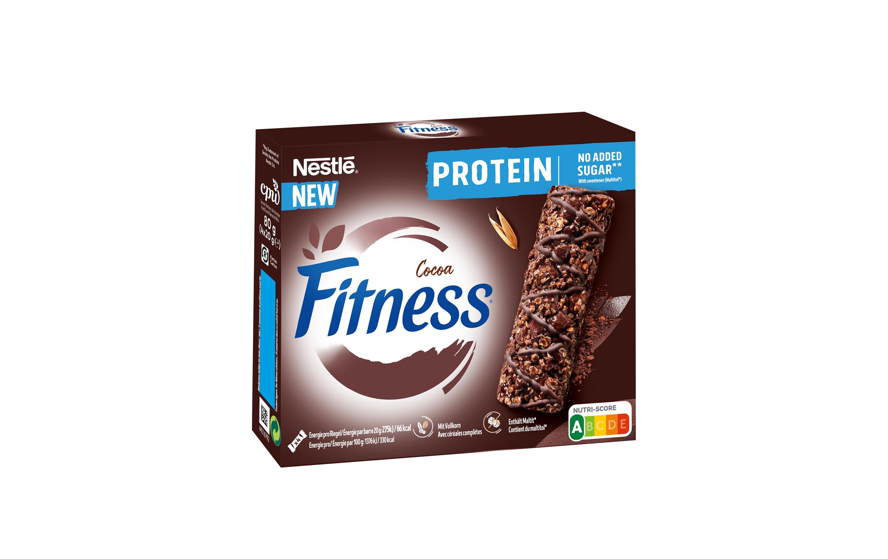 Nestlé Cerealien Schokoladenriegel Fit Cocoa Protein 4 x 20g
