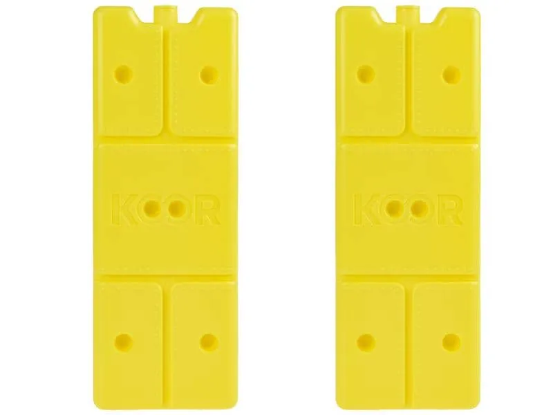 KOOR Kühlelement Arctico M, Doppelpack Giallo