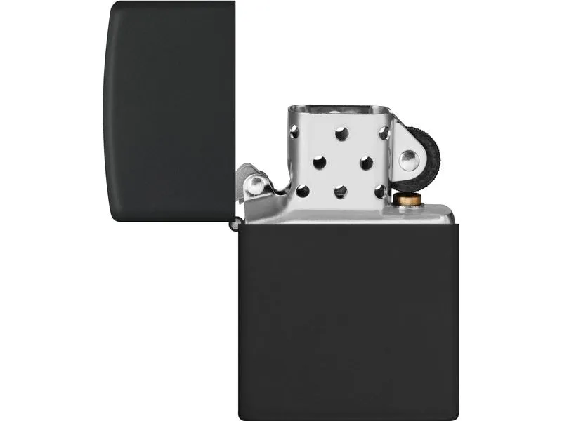 ZIPPO Reibradfeuerzeug 218 Mattschwarz ZIPPO Reibradfeuerzeug 218 Mattschwarz