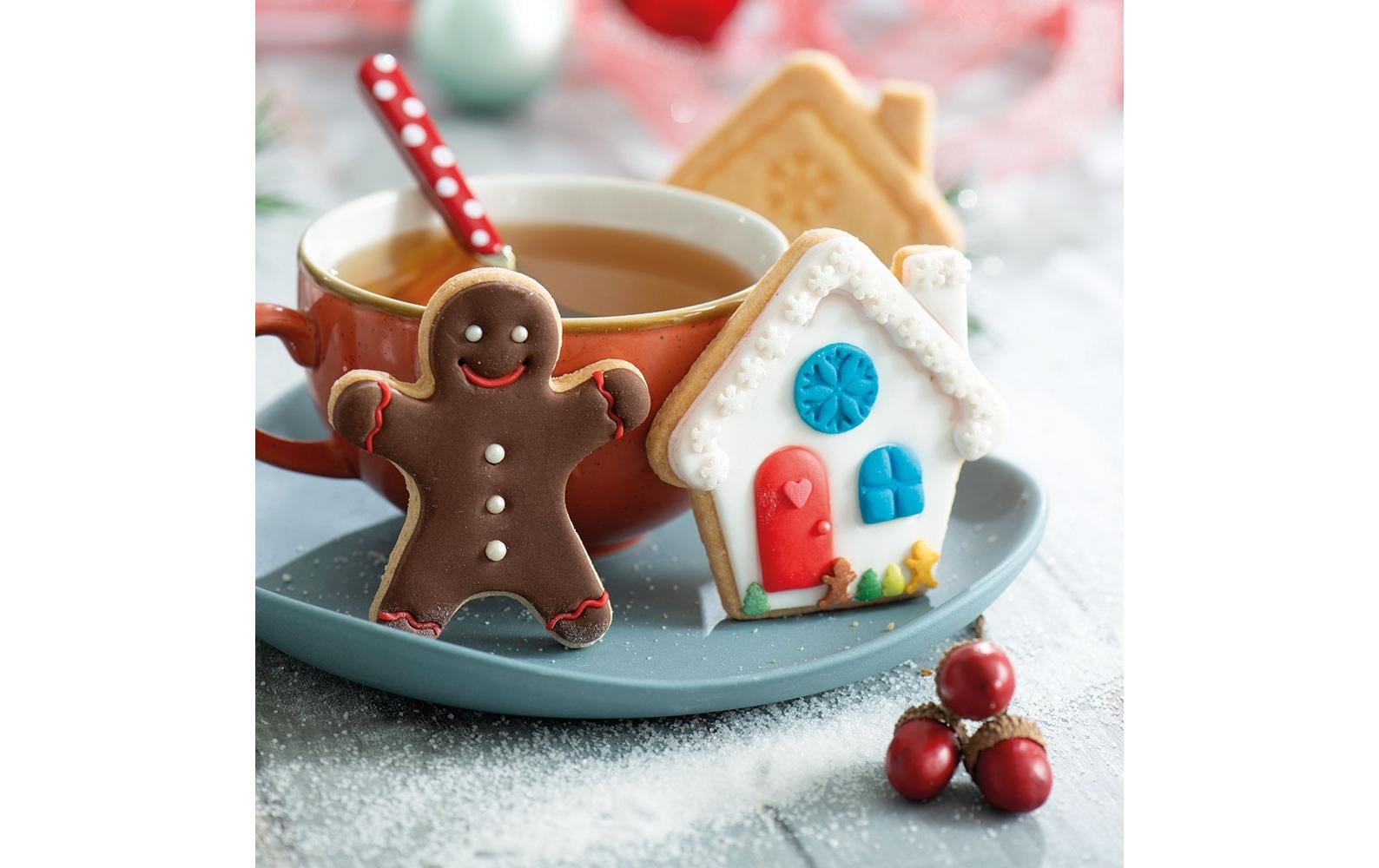 Decora Guetzli-Ausstecher Lebkuchenmann und Haus