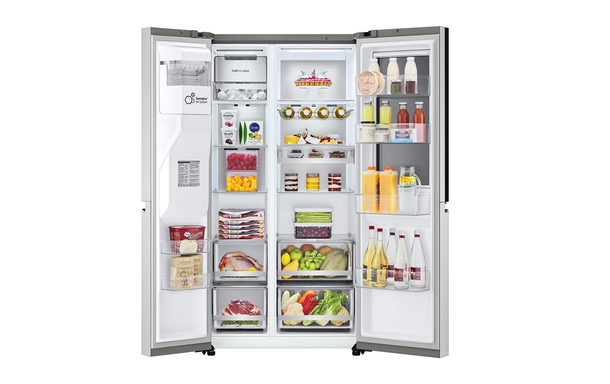 LG Foodcenter GSXV90BSDE Brushed Steel LG Foodcenter GSXV90BSDE Brushed Steel