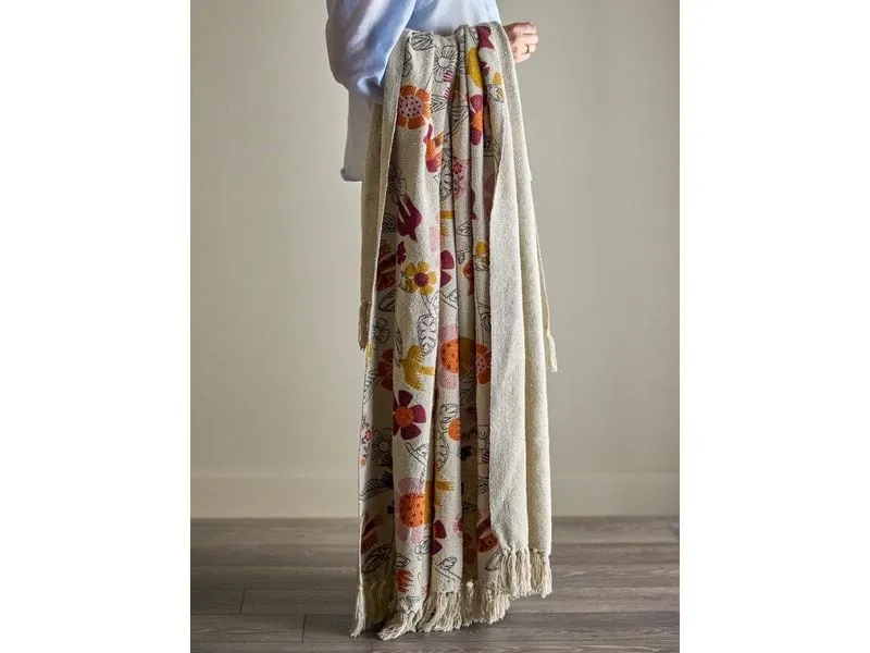 Bloomingville Tagesdecke Vivielle, 160 x 130 cm, Mehrfarbig Bloomingville Tagesdecke Vivielle, 160 x 130 cm, Mehrfarbig