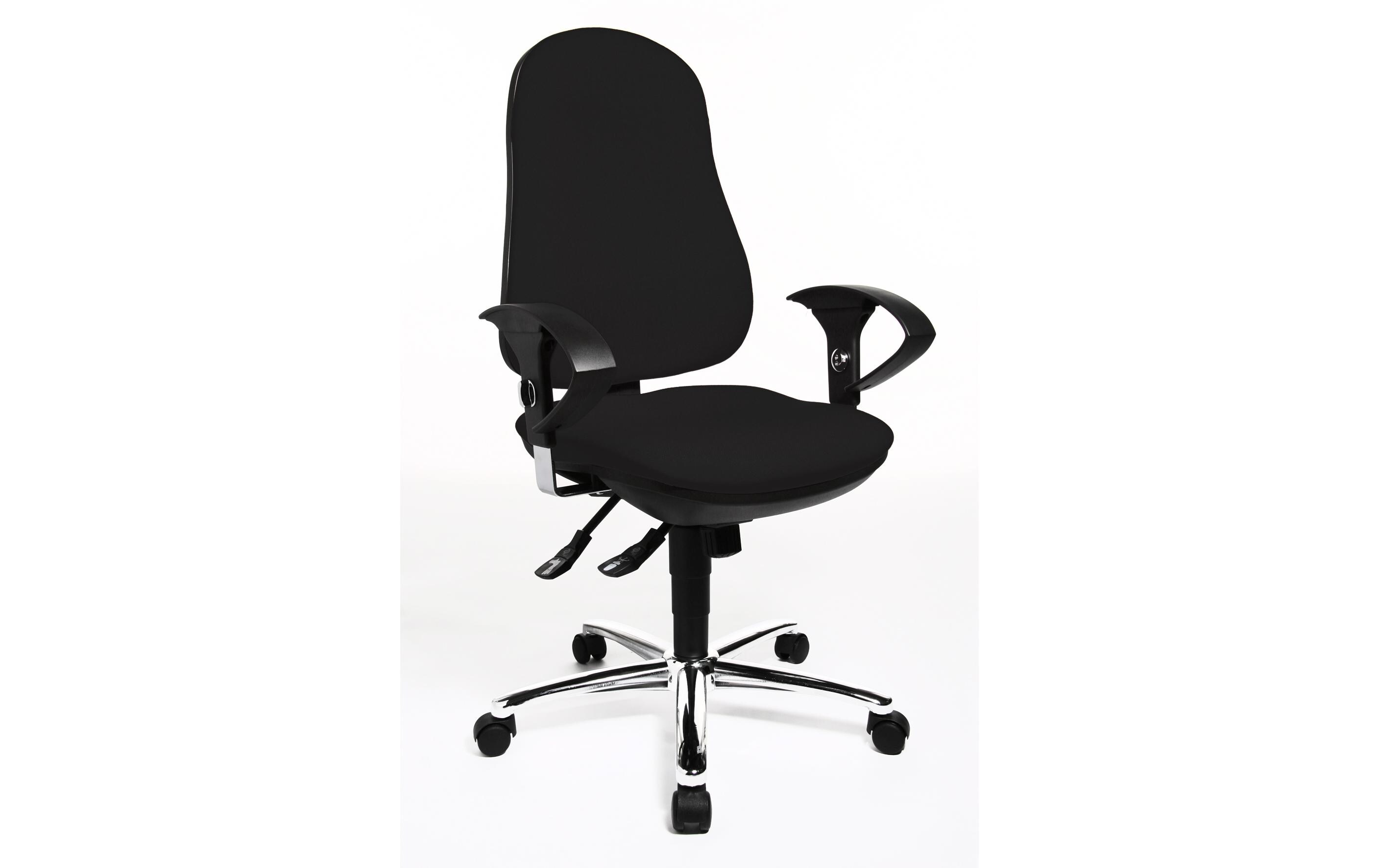 Topstar Bürostuhl Support Syncro Deluxe, Schwarz