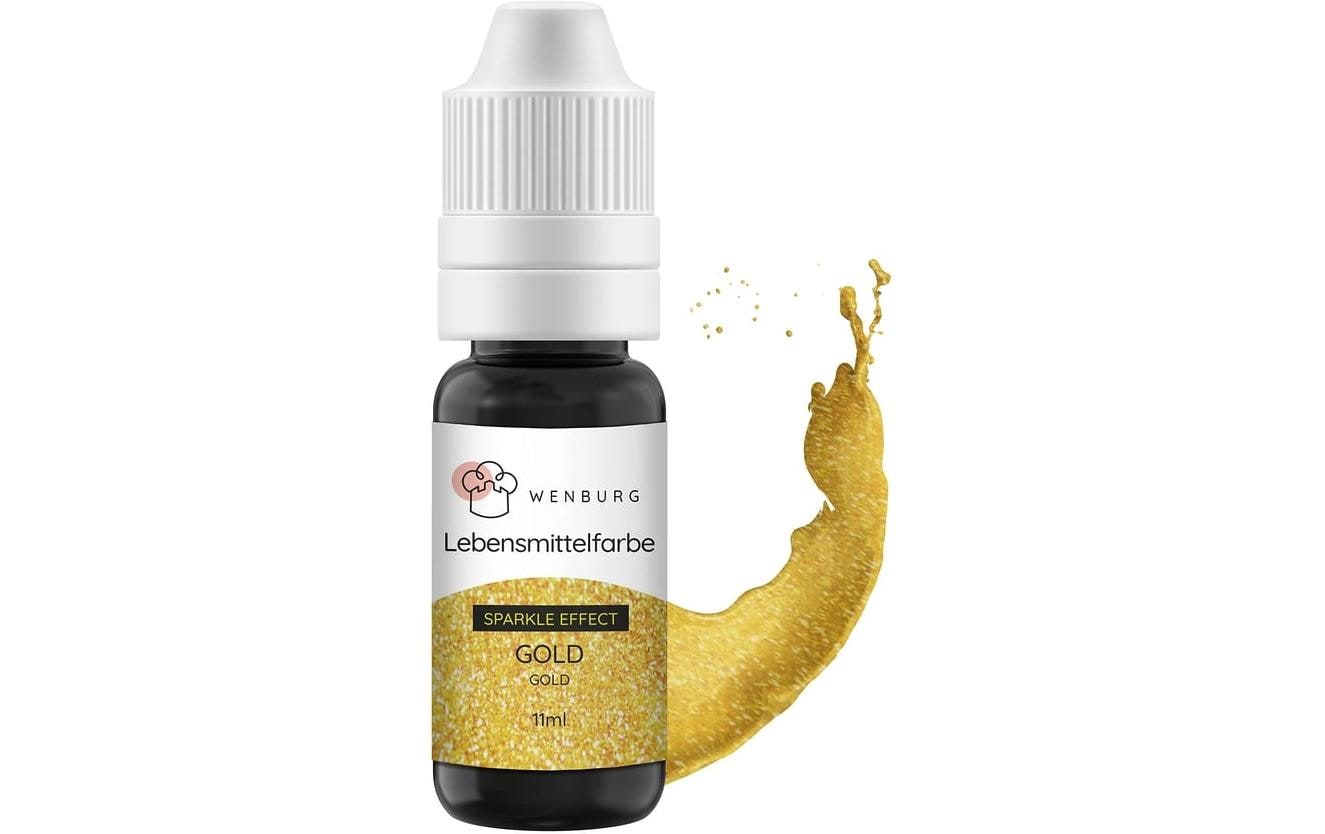 Wenburg Lebensmittelfarbe Gold, 11 ml Wenburg Lebensmittelfarbe Gold, 11 ml
