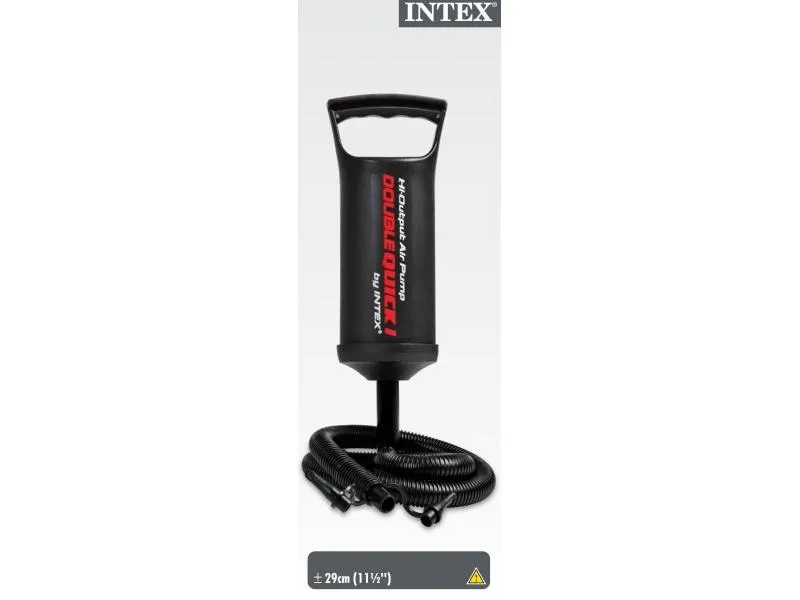 Intex Handpumpe Double Quick I Schwarz Intex Handpumpe Double Quick I Schwarz
