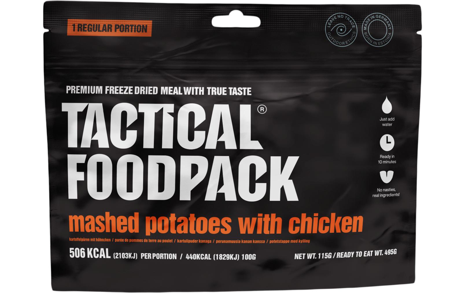 Tactical Foodpack Hauptgericht Kartoffelpüree mit Huhn Tactical Foodpack Hauptgericht Kartoffelpüree mit Huhn
