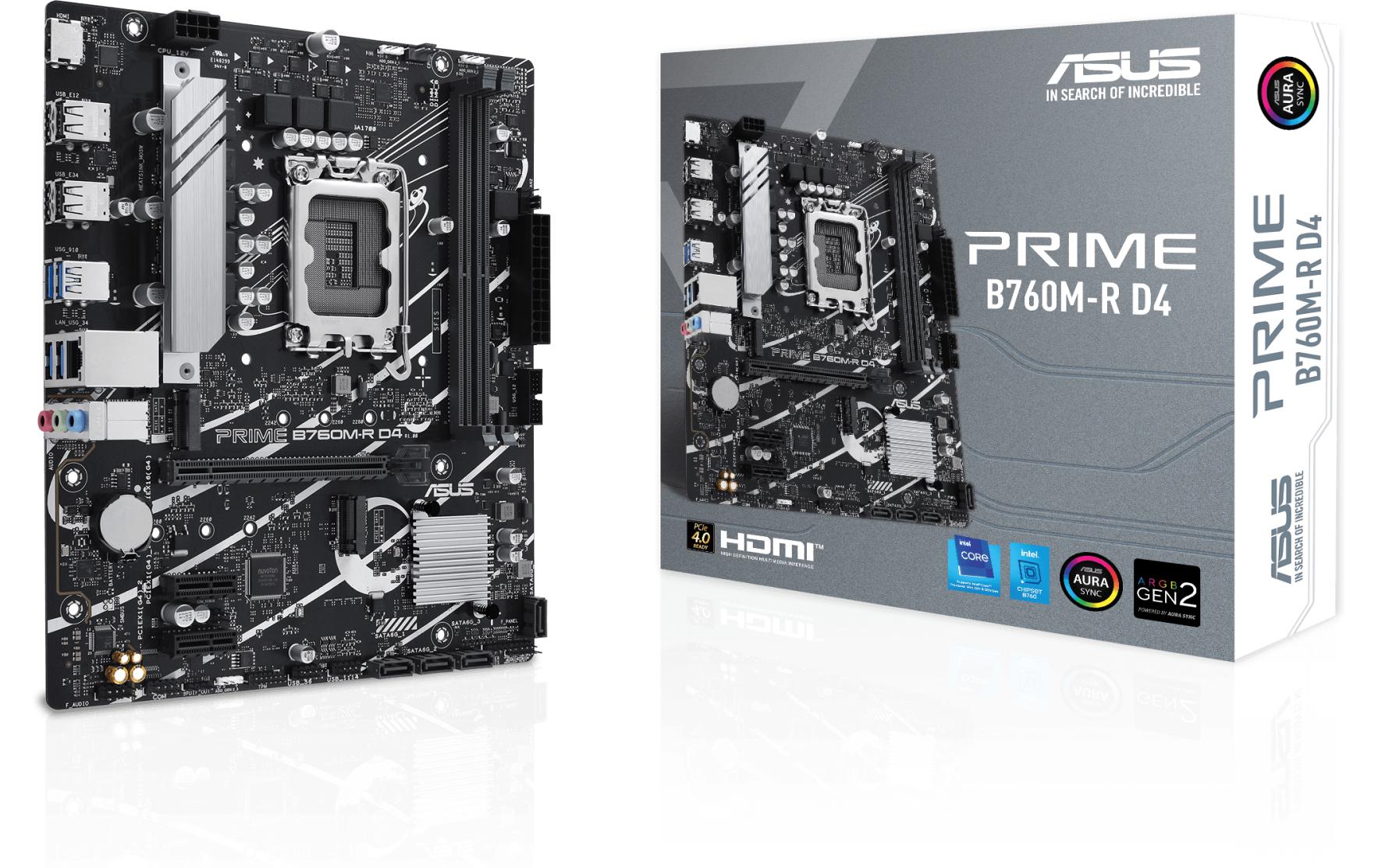 ASUS Mainboard Prime B760M-R D4