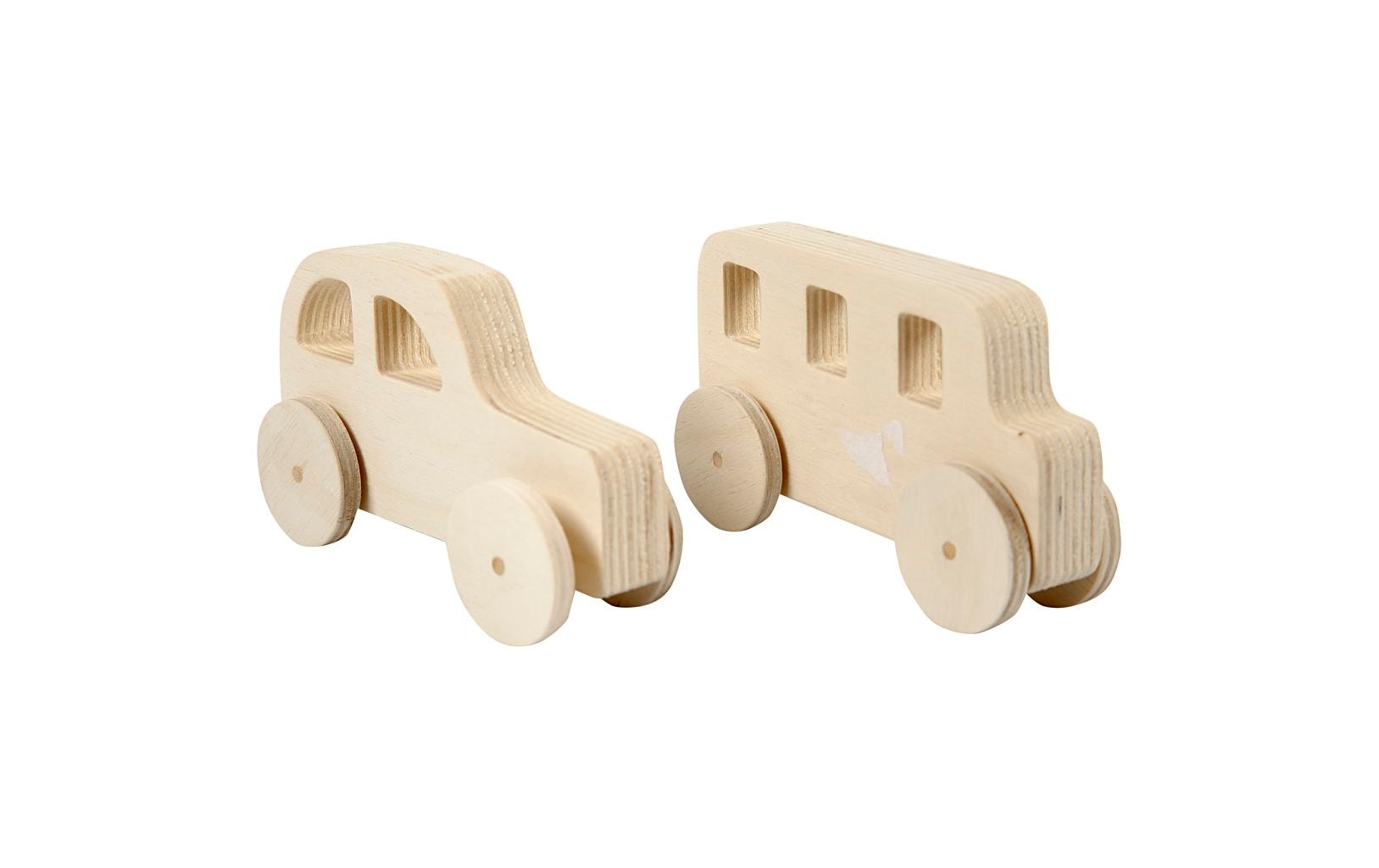 Creativ Company Mini-Figur Autos 2 Stück, Braun