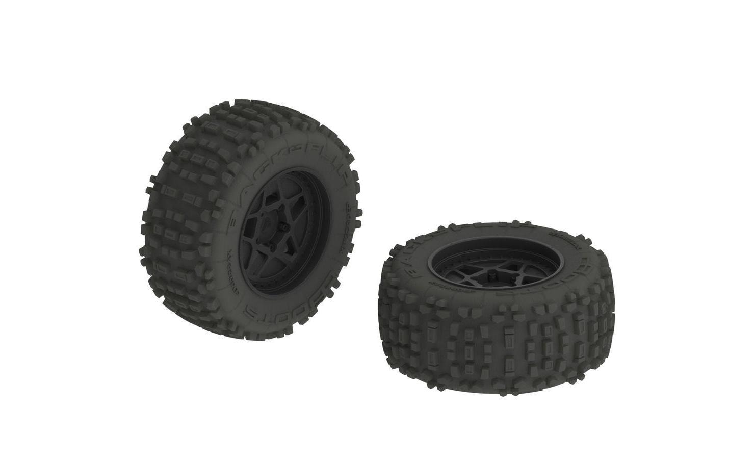 Arrma Reifen BACK-FLIP MT 6S 2 Stück Arrma Reifen BACK-FLIP MT 6S 2 Stück