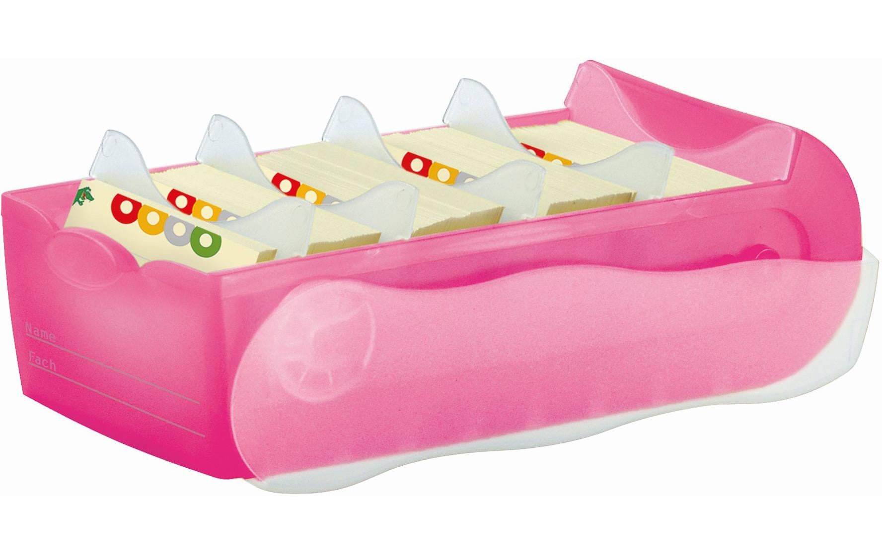HAN Karteibox Croco A7, Pink HAN Karteibox Croco A7, Pink