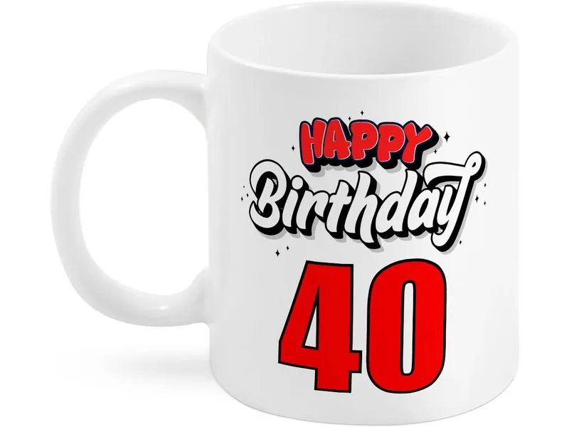 Trendcompany Tasse 40. Geburtstag Trendcompany Tasse 40. Geburtstag