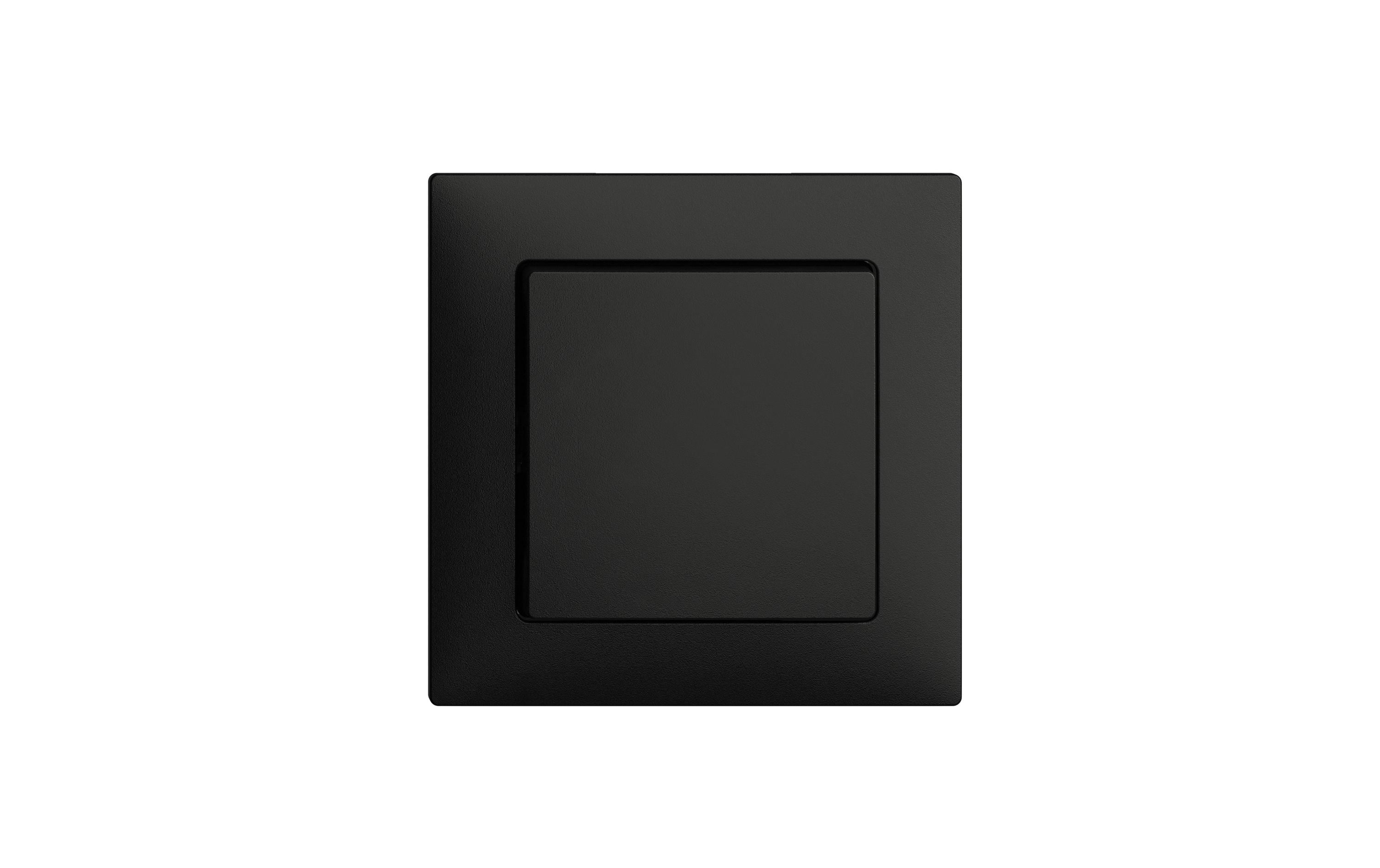 Feller EDIZIOdue Schalter Abdeckset, Schwarz