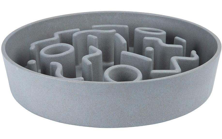 District 70 Bambusnapf Bamboo Dog Slow Feeder Ø 28 cm, Ice-Blue