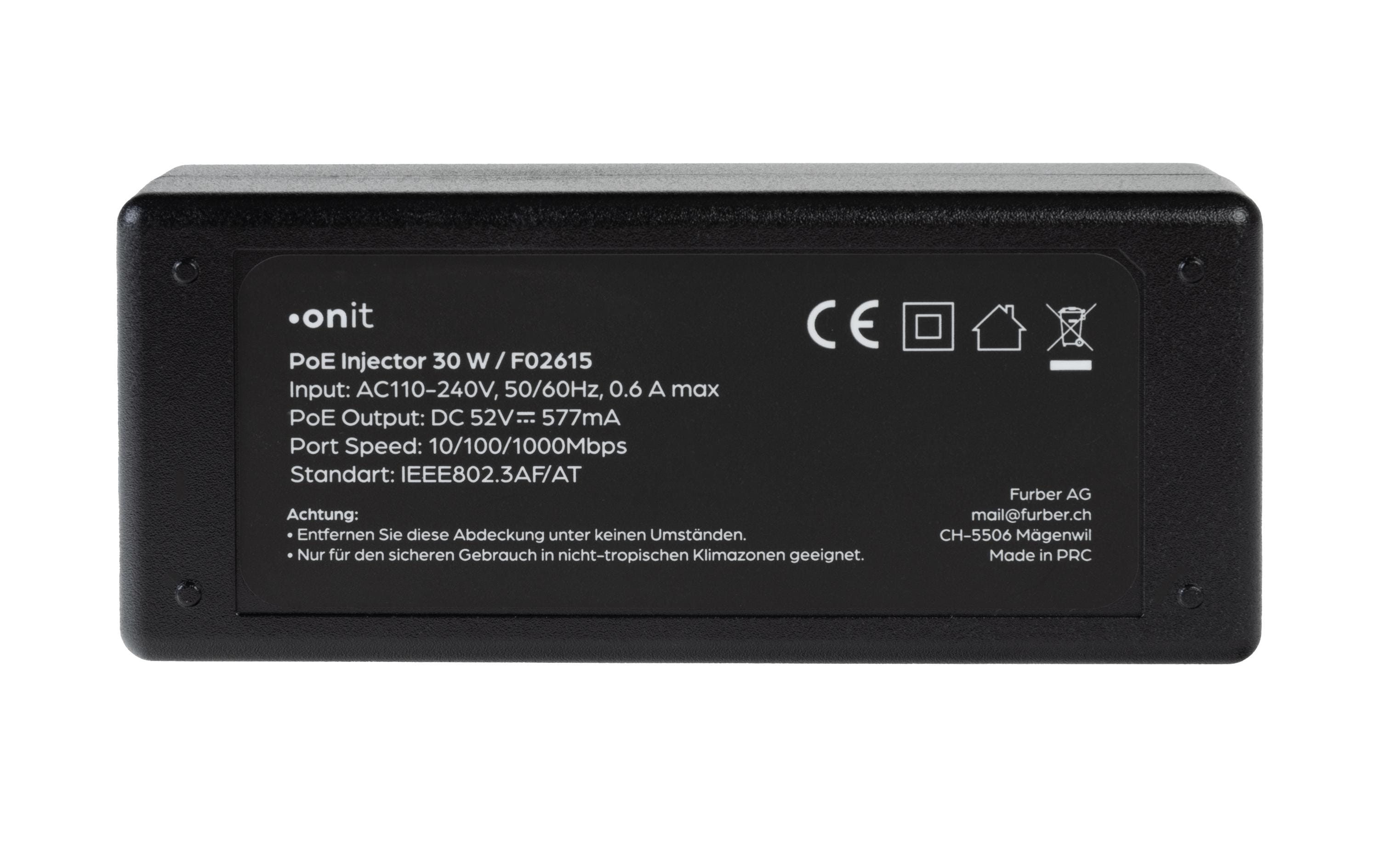 onit PoE+ Injector 30 W