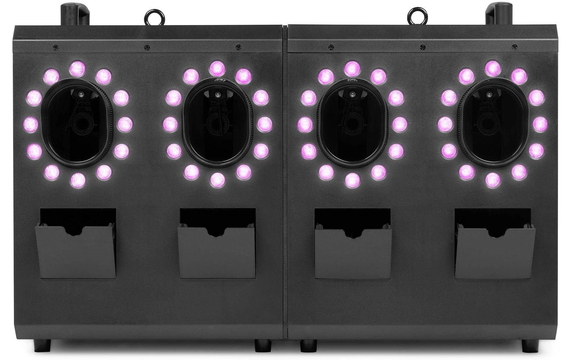 BeamZ Cyclone 400 Nebel- und Seifenblasenmaschine mit 48 RGBW-LEDs