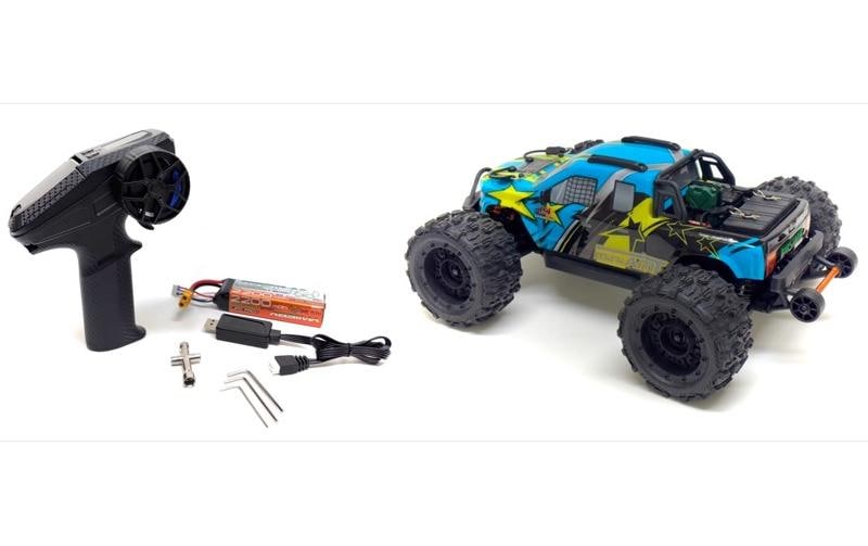 Absima Monster Truck Mini AMT Fluo-Blue, 4WD, RTR, 1:16