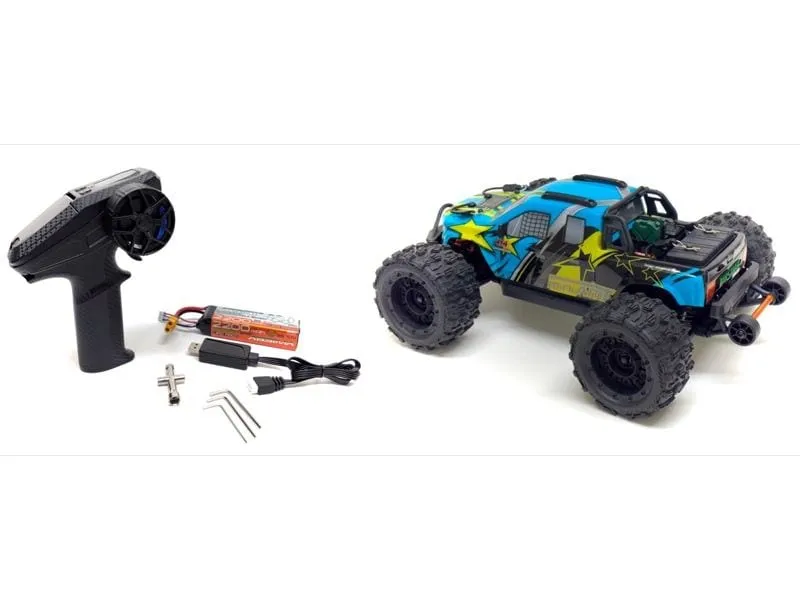 Absima Monster Truck Mini AMT Fluo-Blue, 4WD, RTR, 1:16