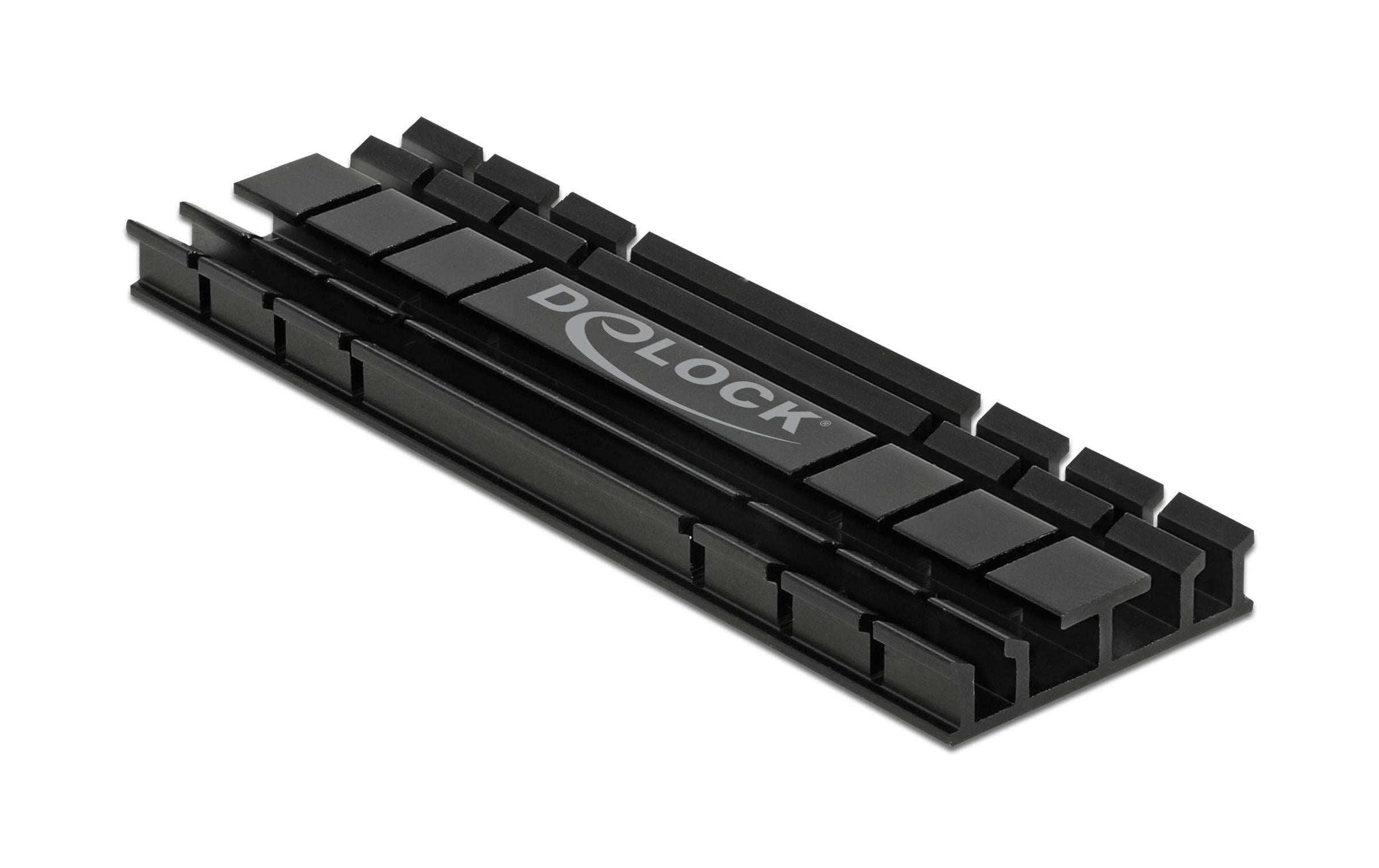 Delock M.2-Kühlkörper 70mm, 5.2mm Höhe Delock M.2-Kühlkörper 70mm, 5.2mm Höhe