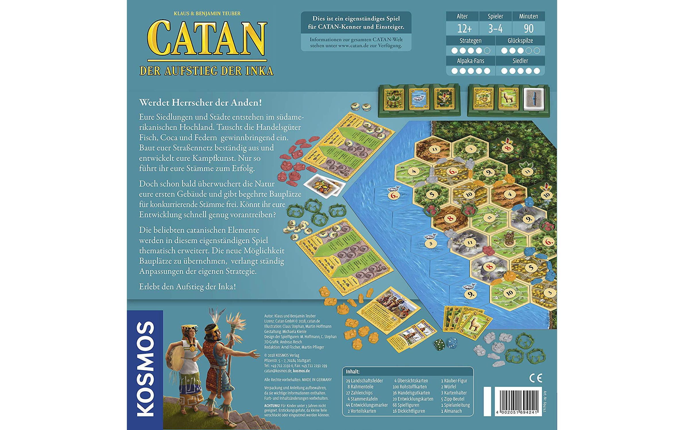 Kosmos Familienspiel Catan: Der Aufstieg der Inka