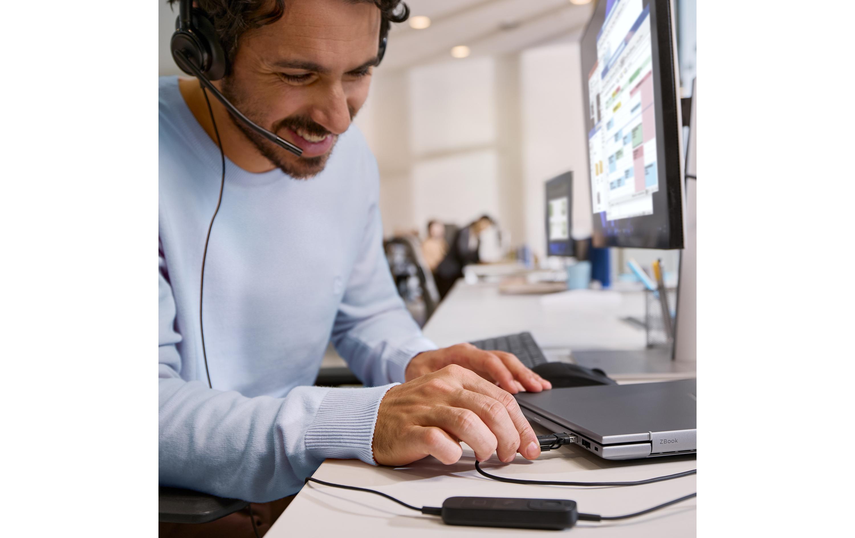 HP Headset Poly Mission 425 USB kabelgebunden, Classic