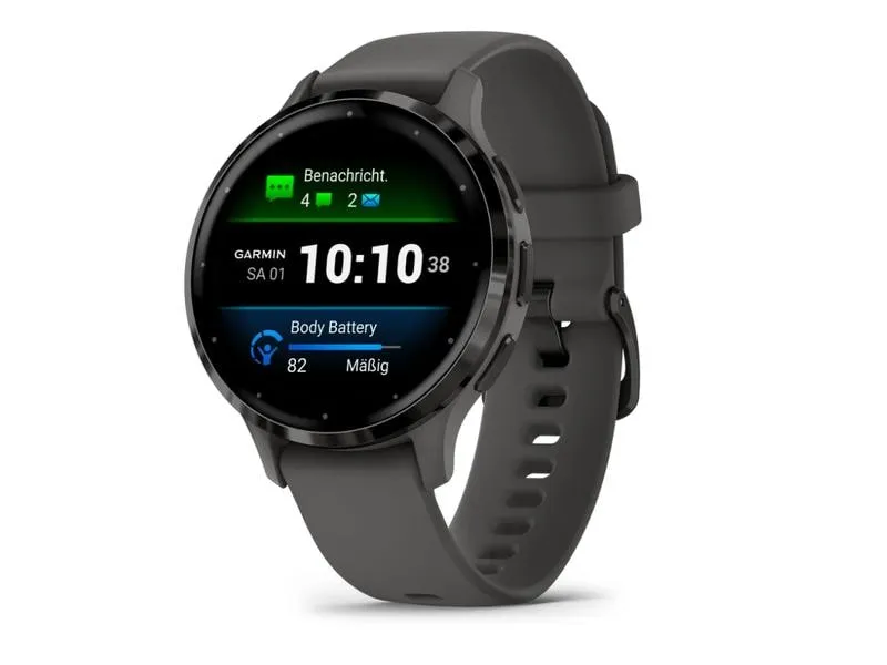 GARMIN Sportuhr Venu 3S Kieselgrau / Schiefergrau GARMIN Sportuhr Venu 3S Kieselgrau / Schiefergrau